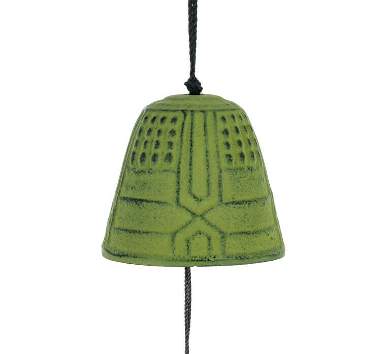 Fūrin in ghisa artigianale Iwachu verde - immagine 4