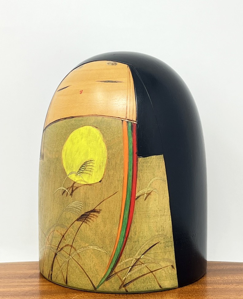 Rara kokeshi vintage "Shūen" - "Celebrazione d'Autunno" di Toa Sekiguchi - immagine 2