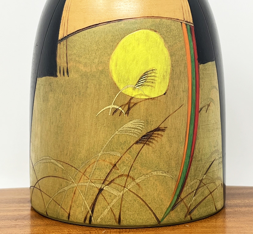Rara kokeshi vintage "Shūen" - "Celebrazione d'Autunno" di Toa Sekiguchi - immagine 6