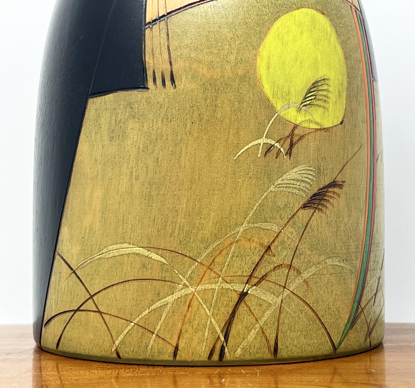 Rara kokeshi vintage "Shūen" - "Celebrazione d'Autunno" di Toa Sekiguchi - immagine 9
