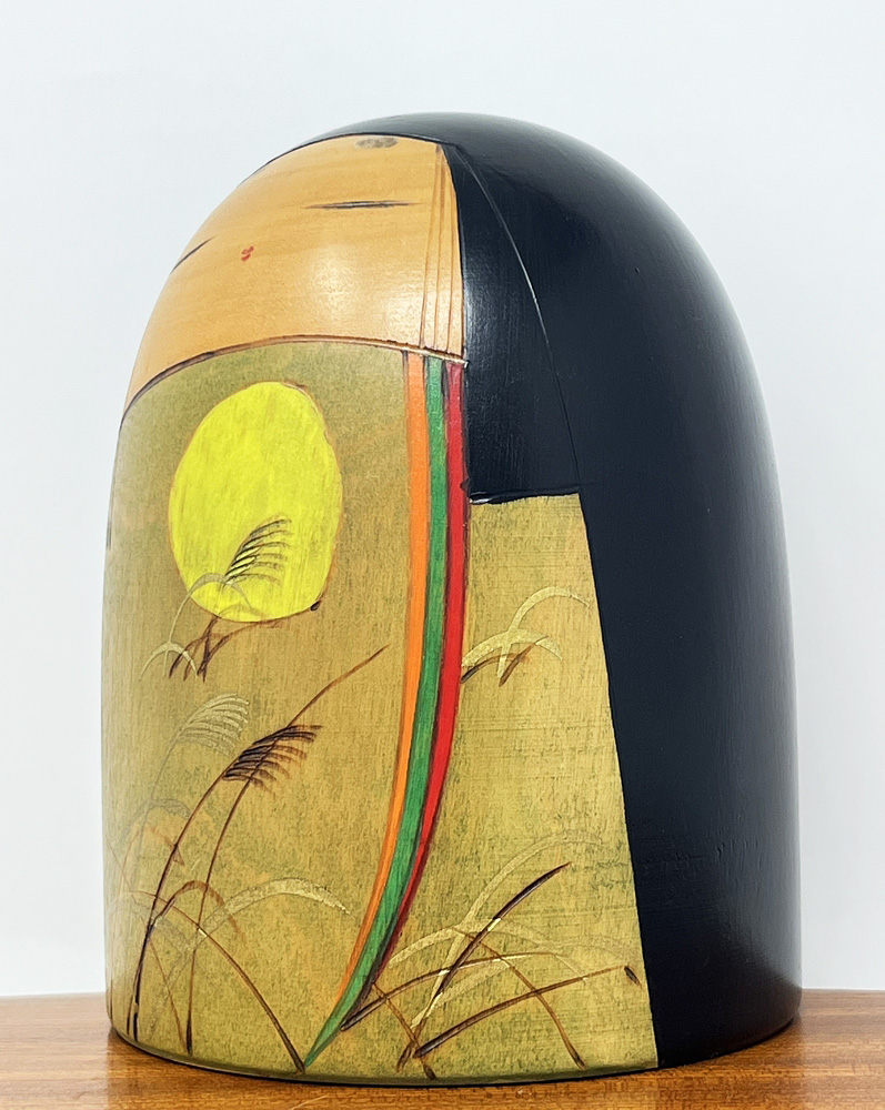 Rara kokeshi vintage "Shūen" - "Celebrazione d'Autunno" di Toa Sekiguchi - immagine 10