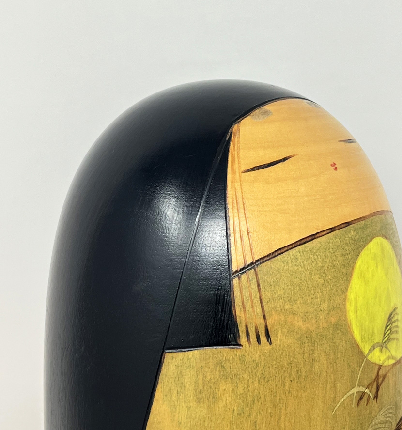 Rara kokeshi vintage "Shūen" - "Celebrazione d'Autunno" di Toa Sekiguchi - immagine 11