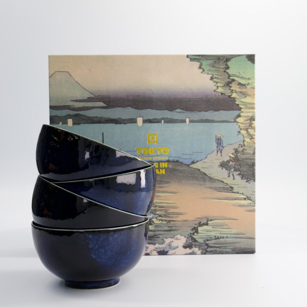 Set 4 ciotole giapponesi Cobalt Blue – Tokyo Design Studio