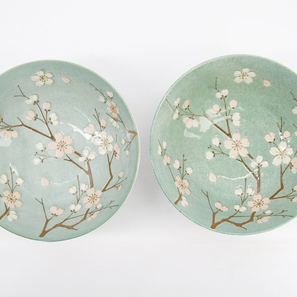 Set 2 ciotole giapponesi Fujisakura verde con bacchette – Tokyo Design Studio - immagine 2