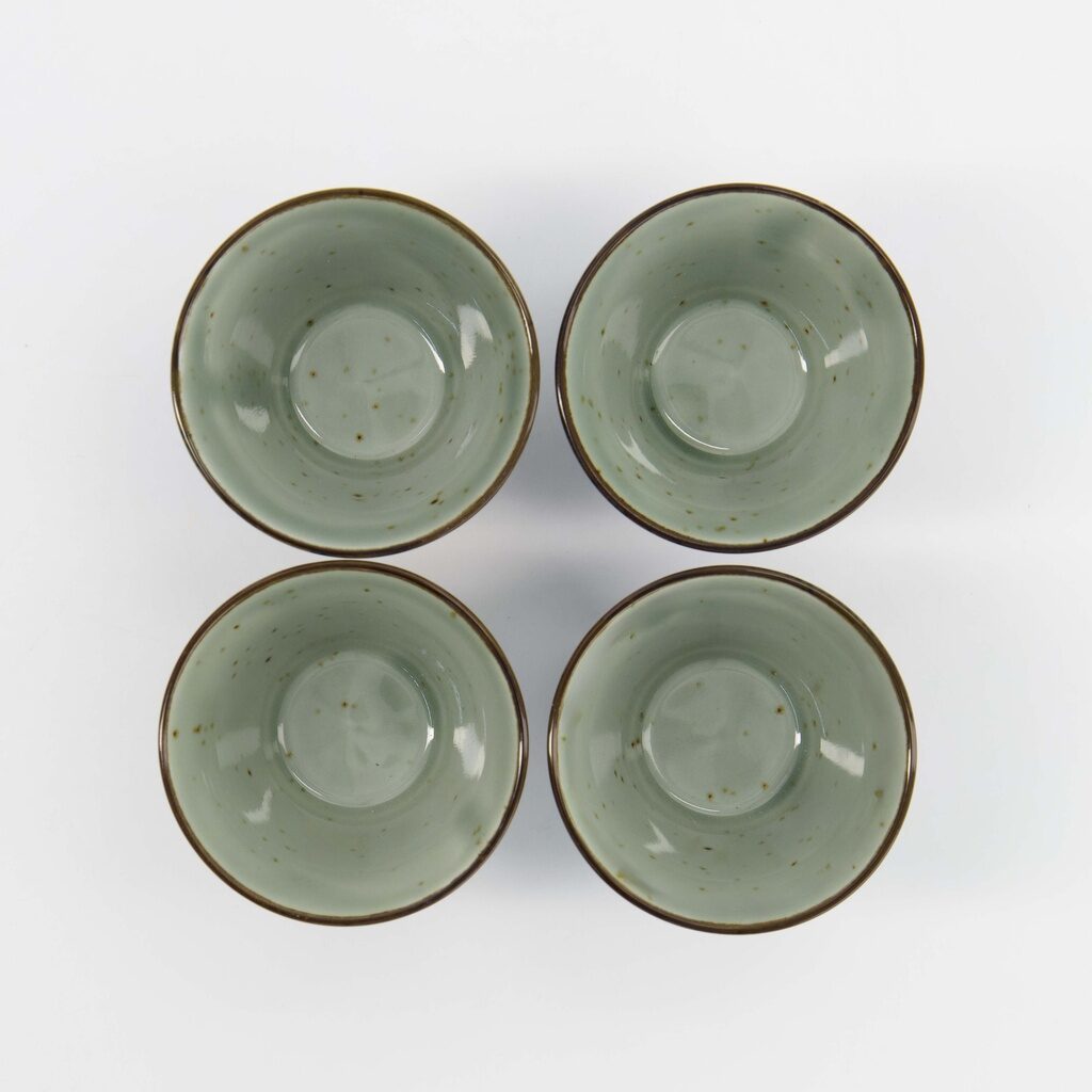 Set 4 tazzine espresso giapponesi Mashiko blu – Tokyo Design Studio - immagine 3