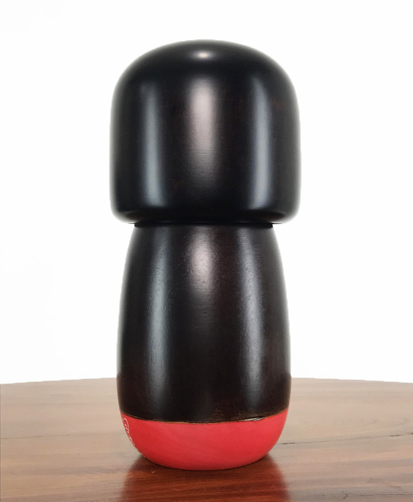 Kokeshi “Kōjitsu” rossa – Giorno Fortunato (M) - immagine 3