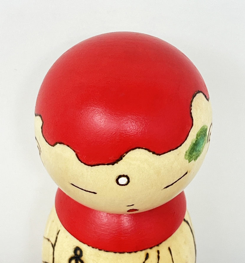 Esclusiva Kokeshi “Nomichi” - Jizō “Sentiero di Campagna” di Oki Yasunobu - immagine 10