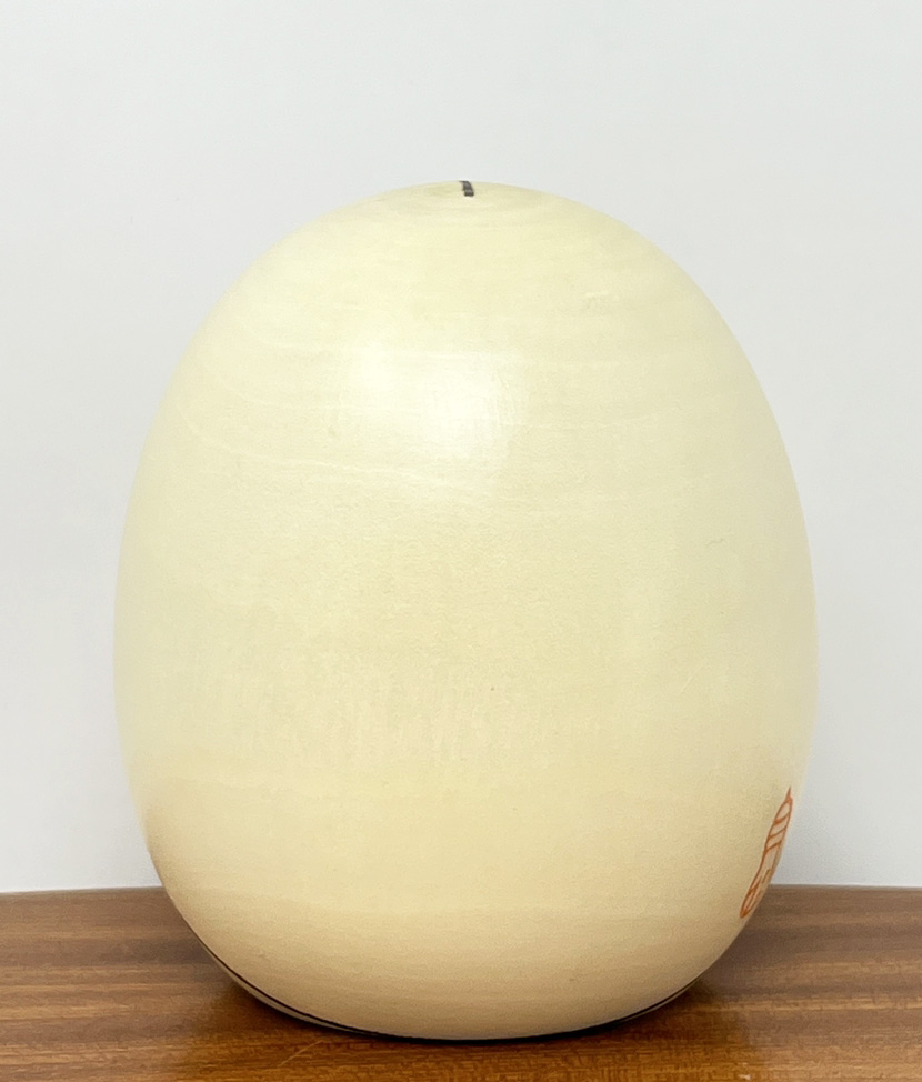 Rara kokeshi vintage "Mangetsu" - "Luna Piena" di Sansaku Sekiguchi - immagine 3